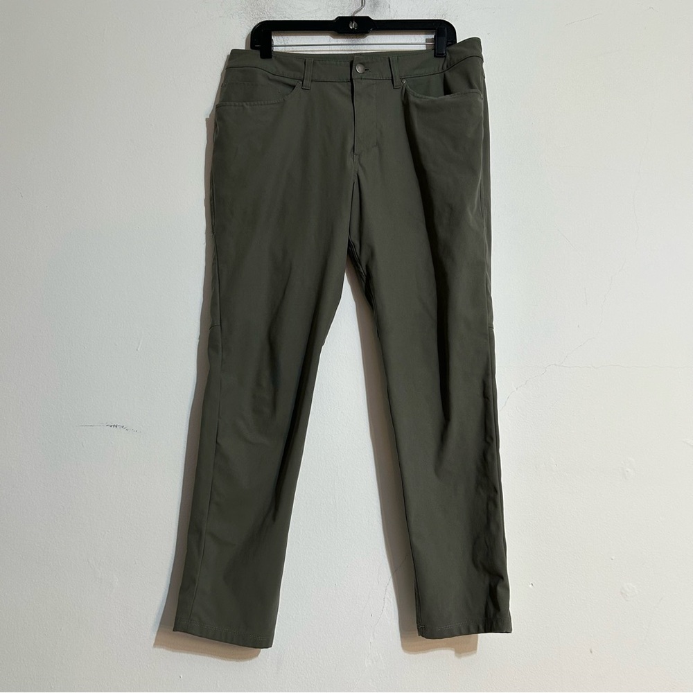 Lululemon ABC Pants Slim Warpstreme Asphalt Grey Size 33